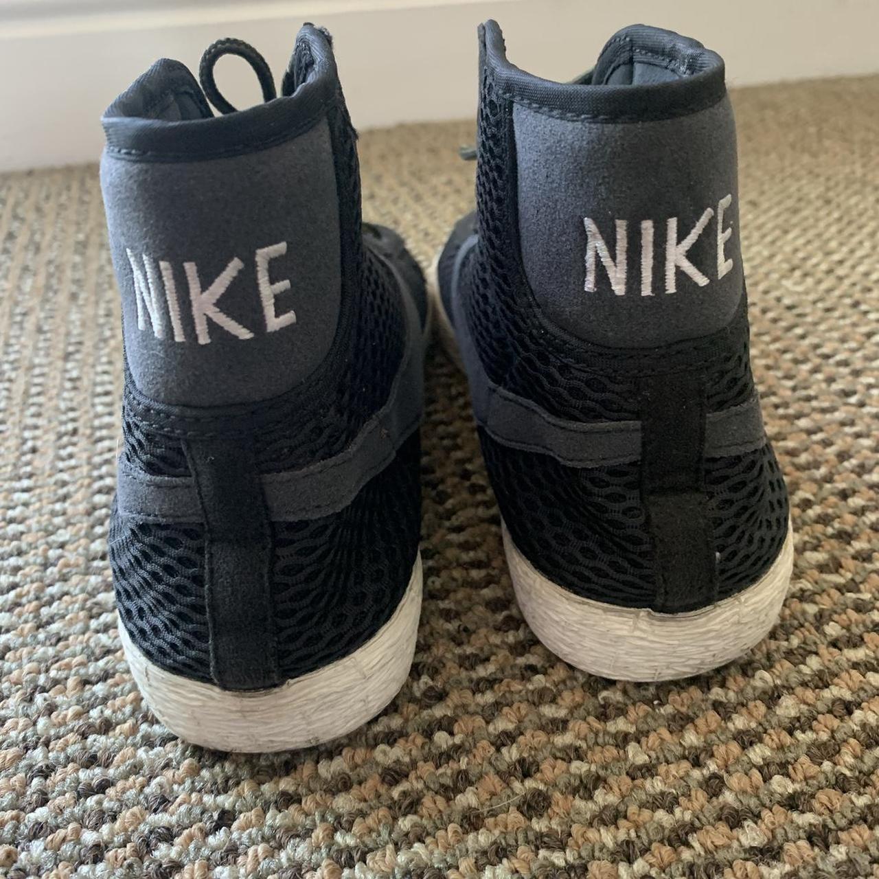 nike blazer mid mesh black