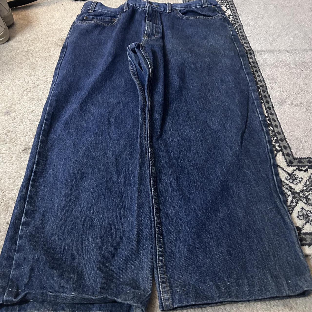 Baggy 38x30 kirkland jeans HEMMED TO 25 BUT CAN BE... - Depop