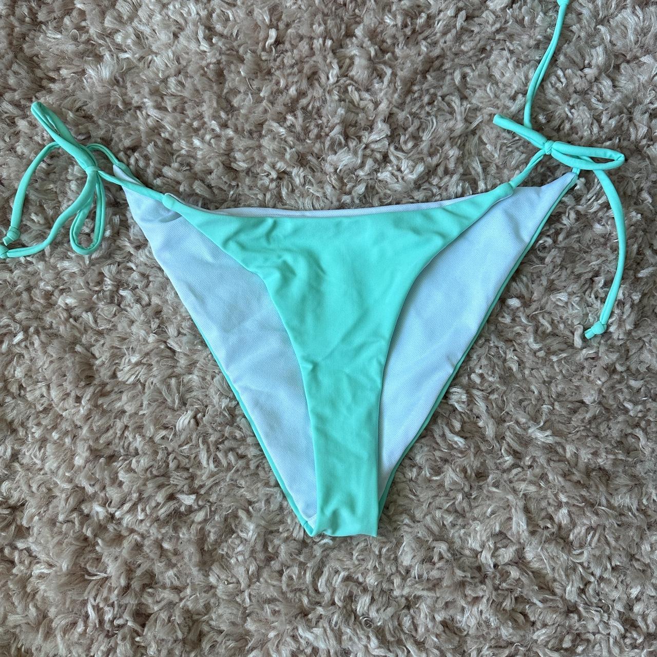 BoutineLA swim bottoms size M! Really cute teal... - Depop