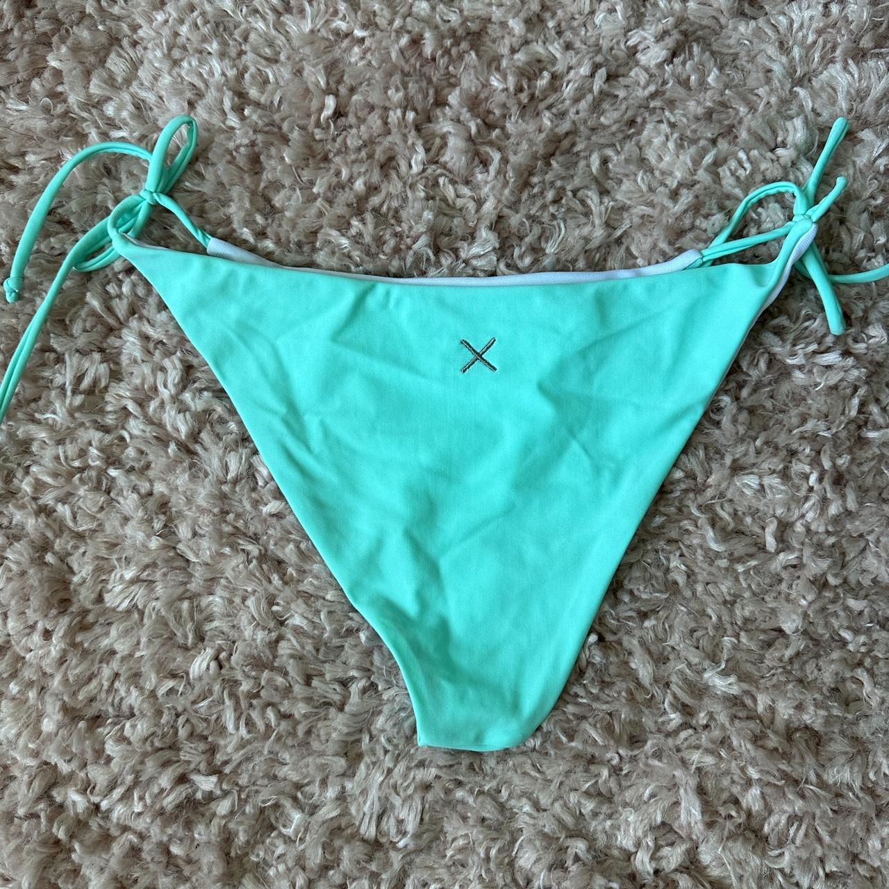 BoutineLA swim bottoms size M! Really cute teal... - Depop