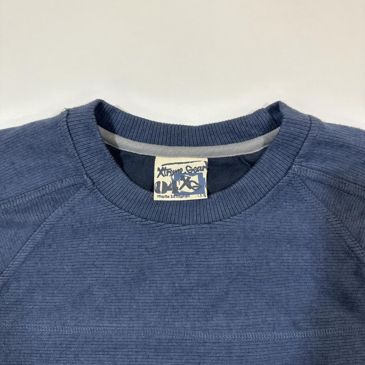 Y2K Xtreme Gear Striped Sweater Deadstock (M) A15 Depop