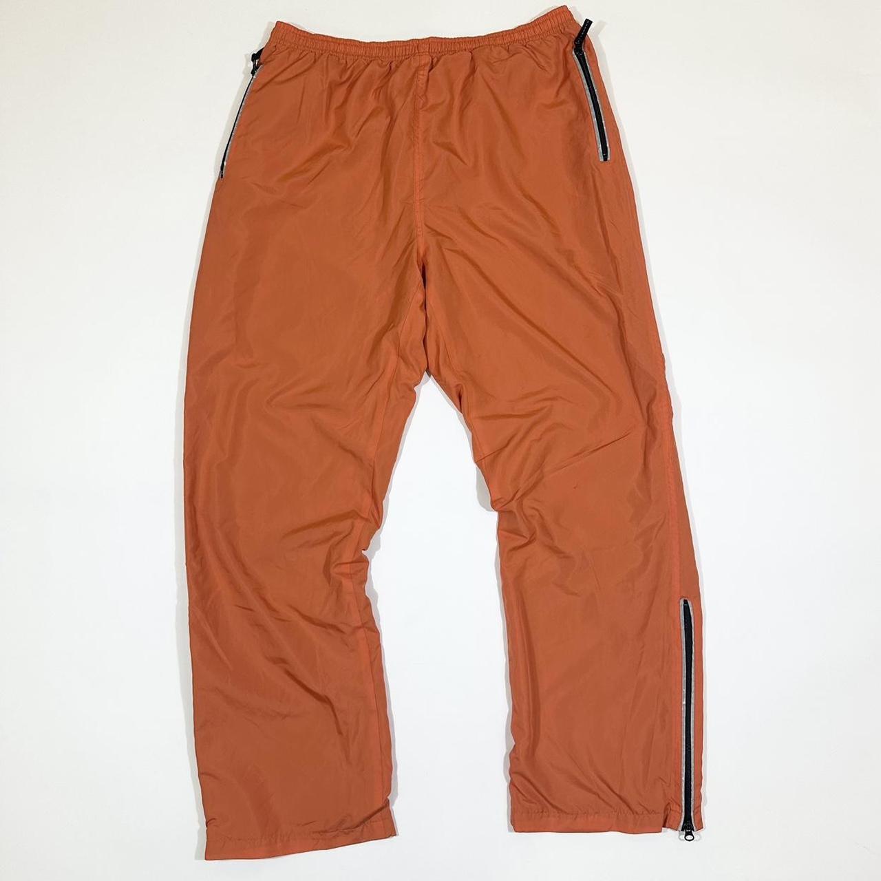 Y2k Old Navy Orange Tech Cargo pants (XL) A48 -... - Depop