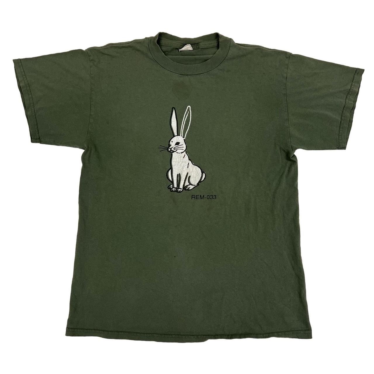 Vtg 1999 R.E.M. Concert T-Shirt Green XL 90s REM Indie Alternative Rock Band outlet Giant Tag White Rabbit