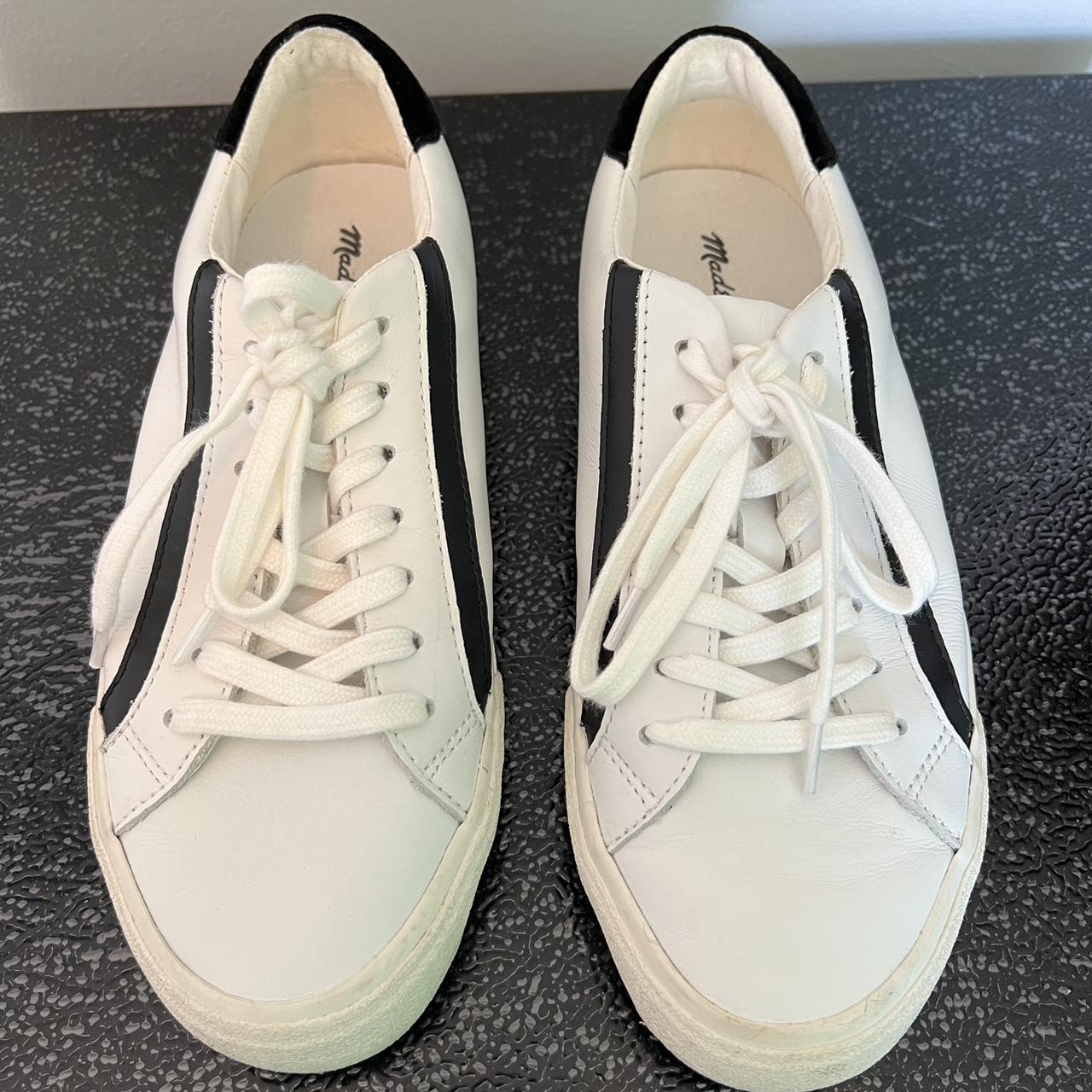 Madewell Sidewalk Low-Top Sneaker Leather Edition... - Depop