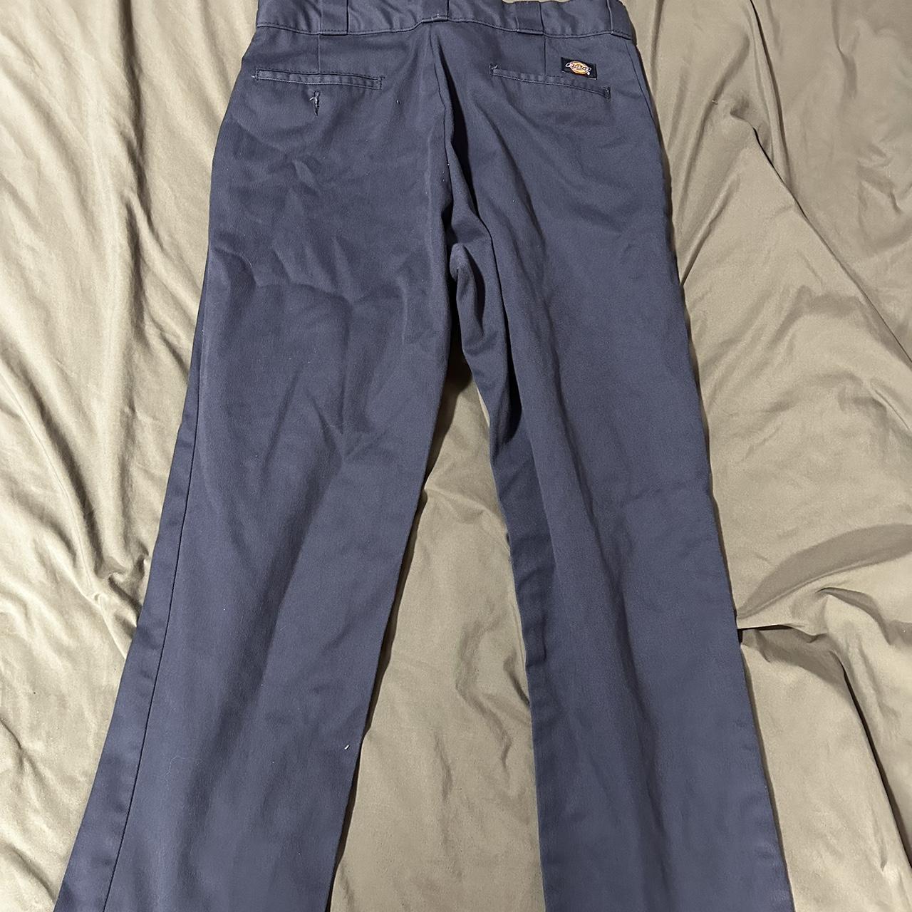 navy blue dickies, very clean no... - Depop