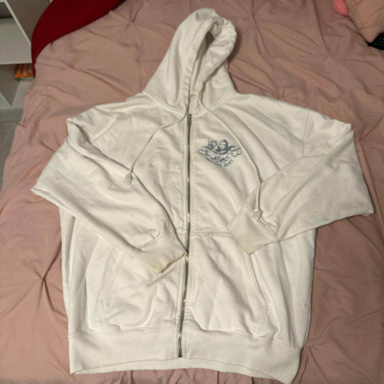 Brandy Melville New York color block hoodie RARE - Depop