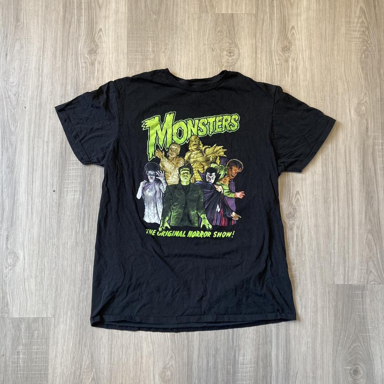 y2k vintage original monsters shirt tagged... - Depop