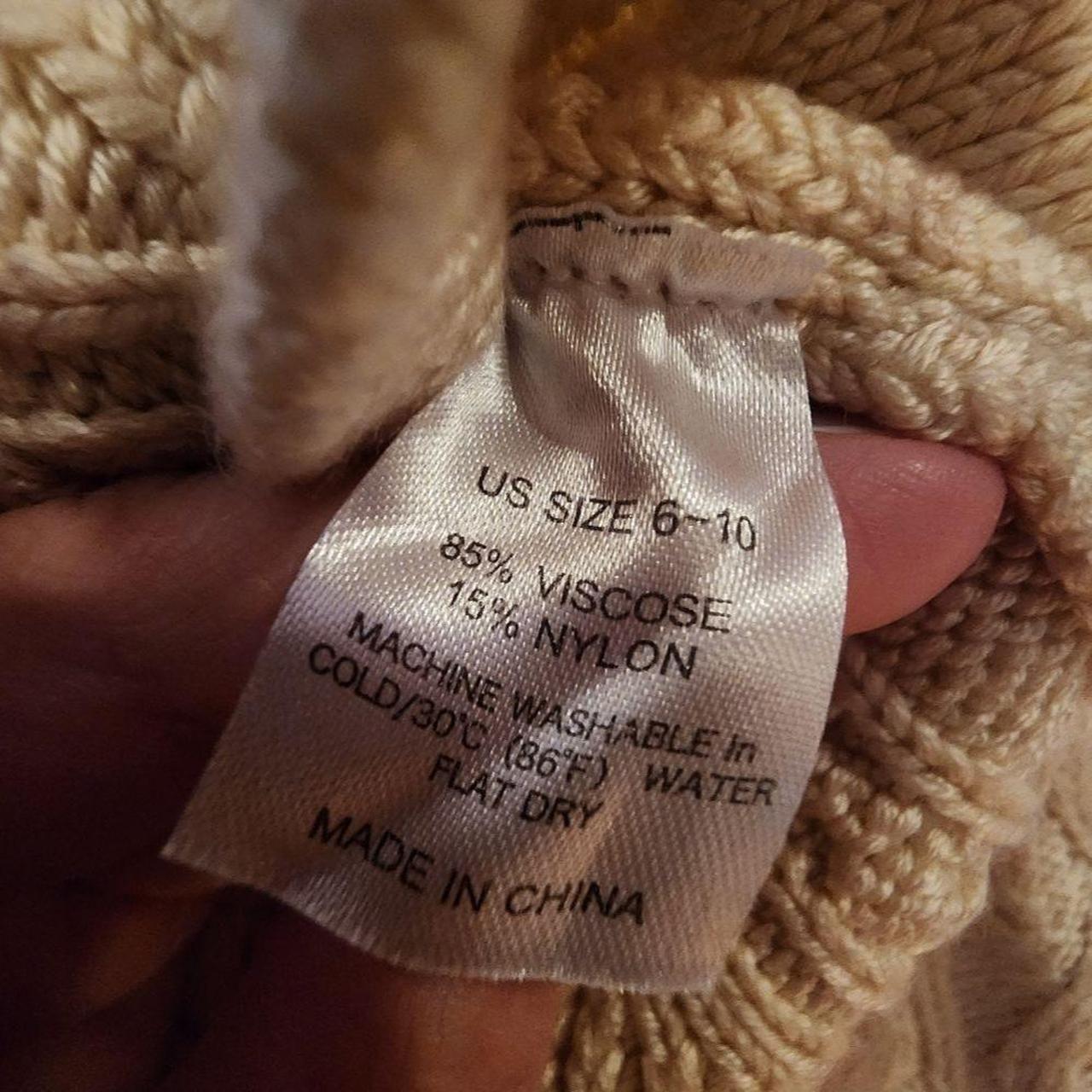 Source Unknown Women's Sweater - Cream - M – Heav… - image 4