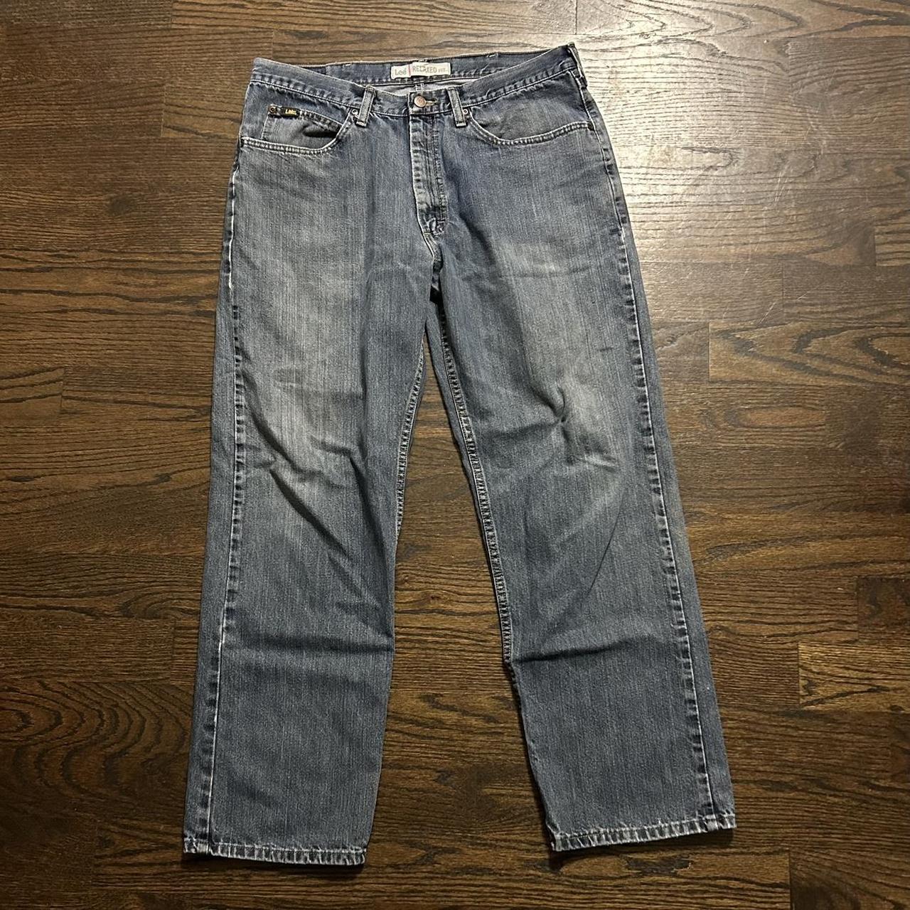 Lee Jeans 34x34; straight leg Dm with any questions - Depop