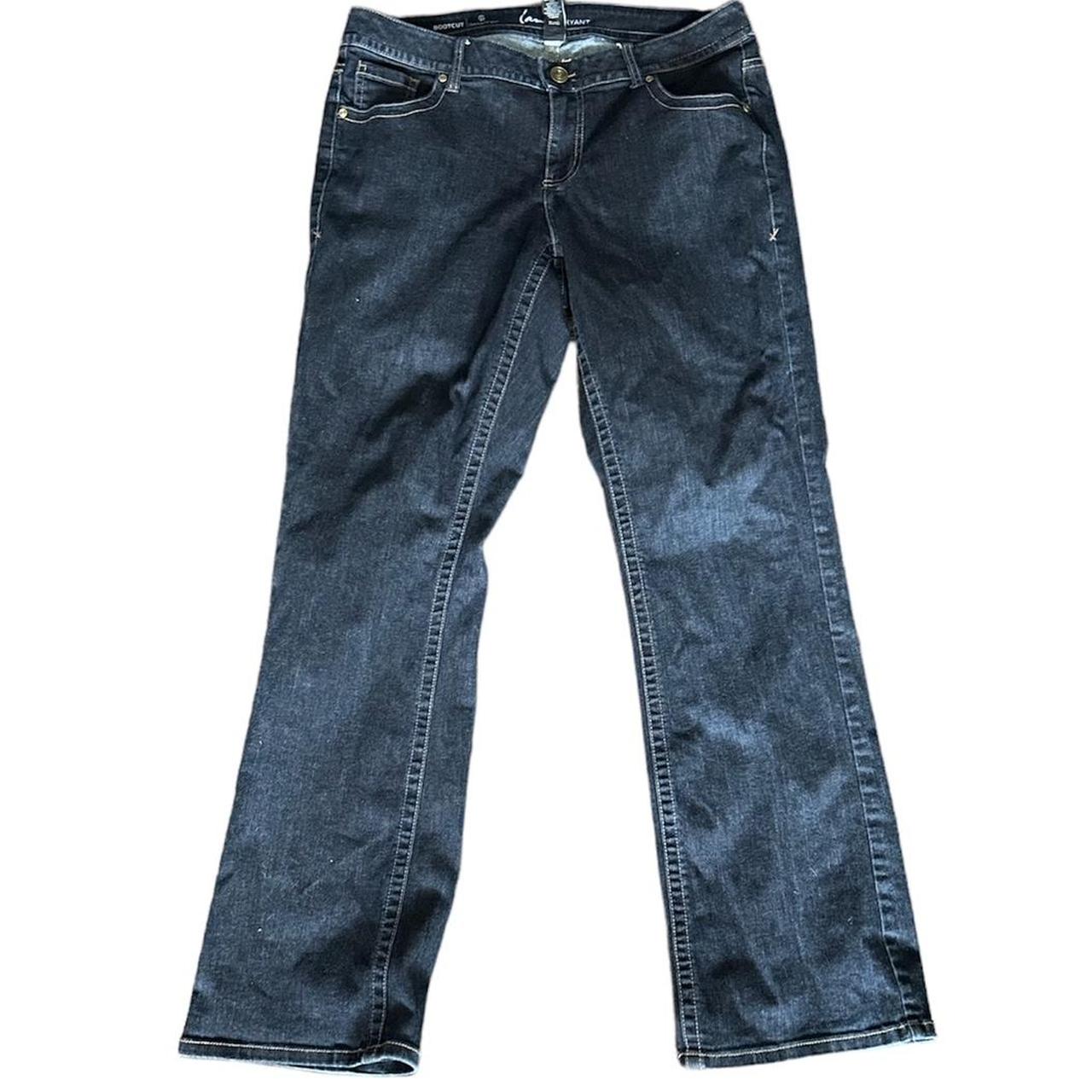 Blue Bootcut Flared Jeans - Measurements: ... - Depop