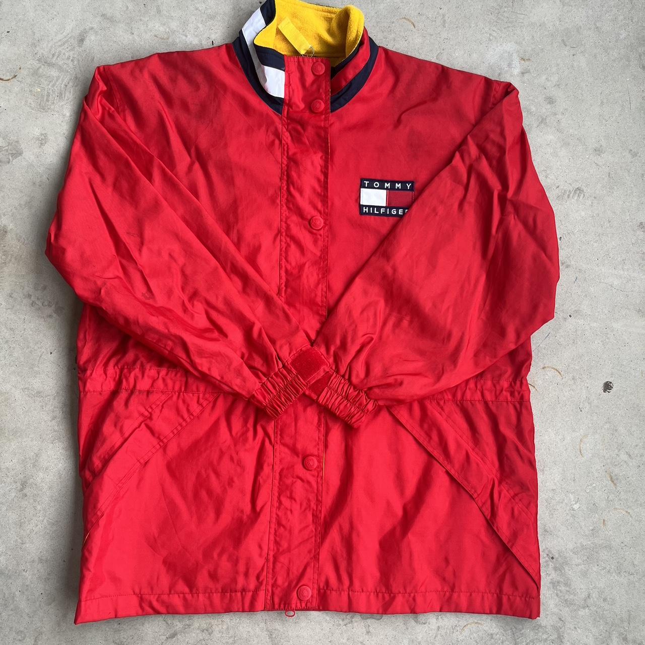 Timeless Tommy Hilfiger Rain Jacket Size Large... Depop