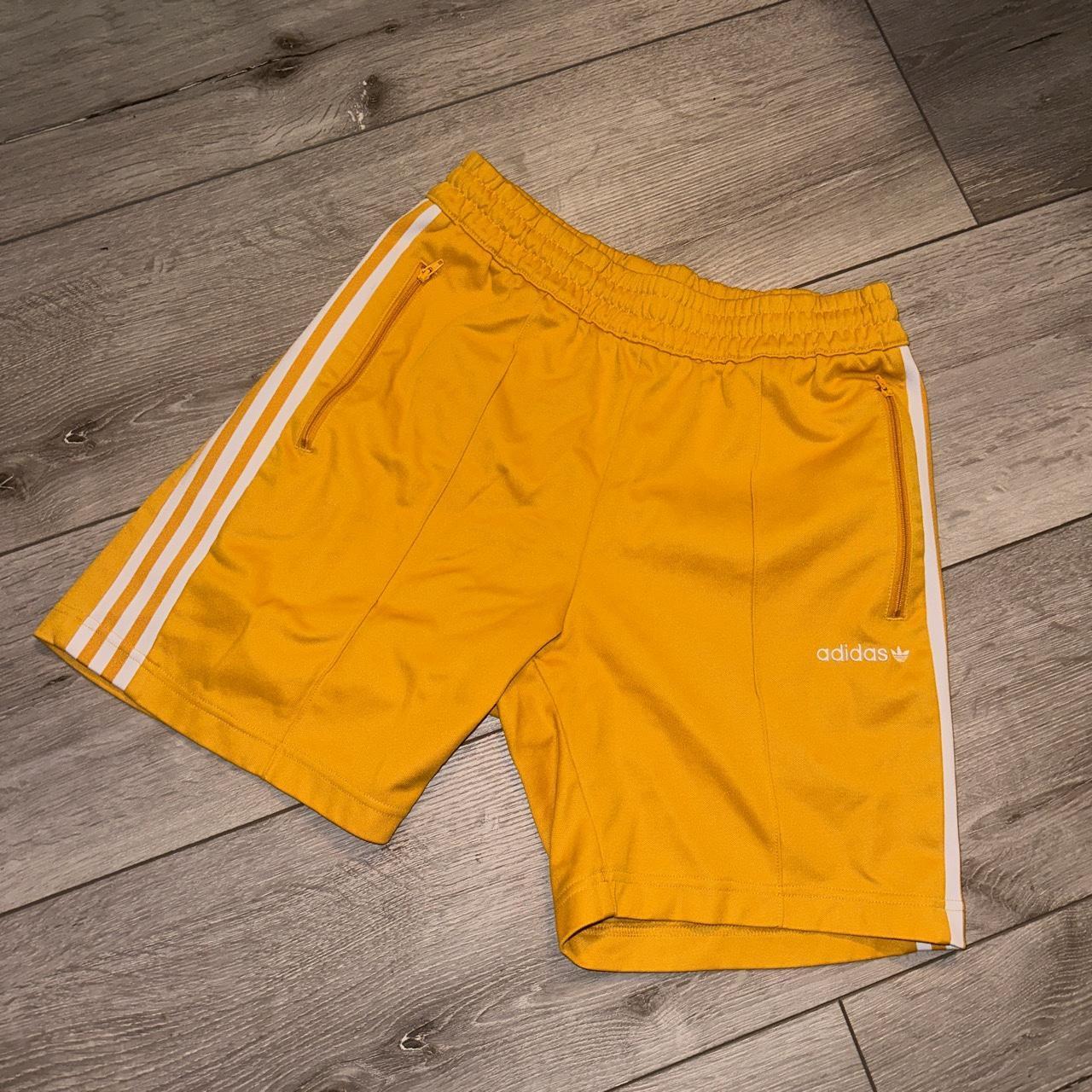 Adidas beckenbauer shop shorts yellow