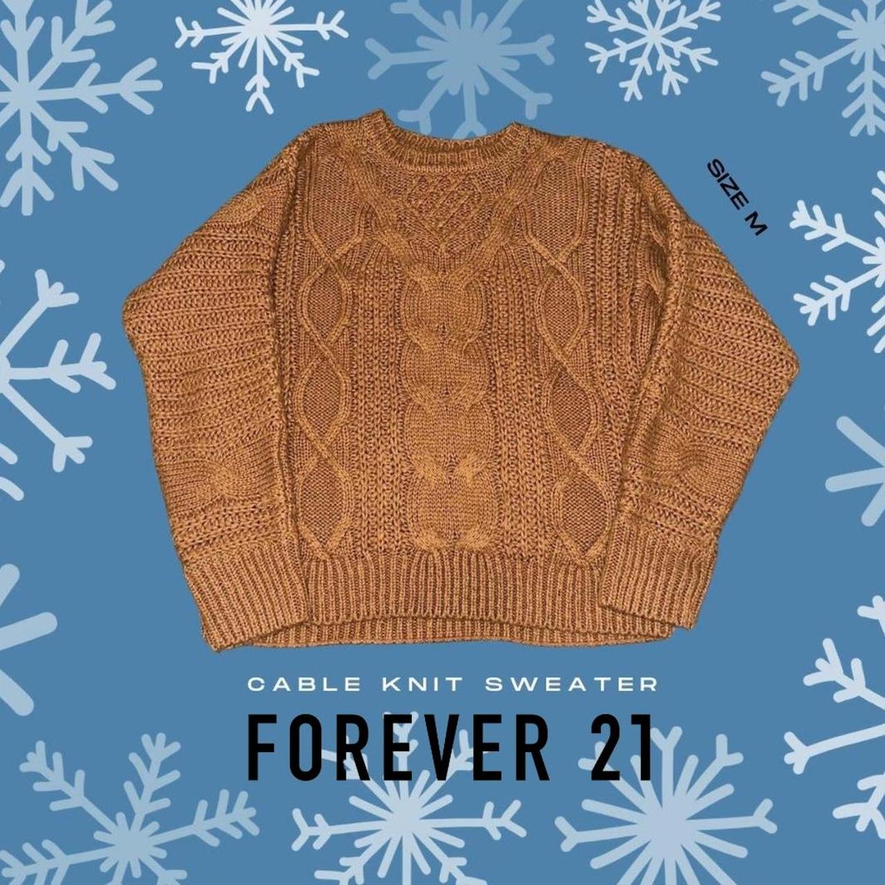 Orange sweater forever on sale 21