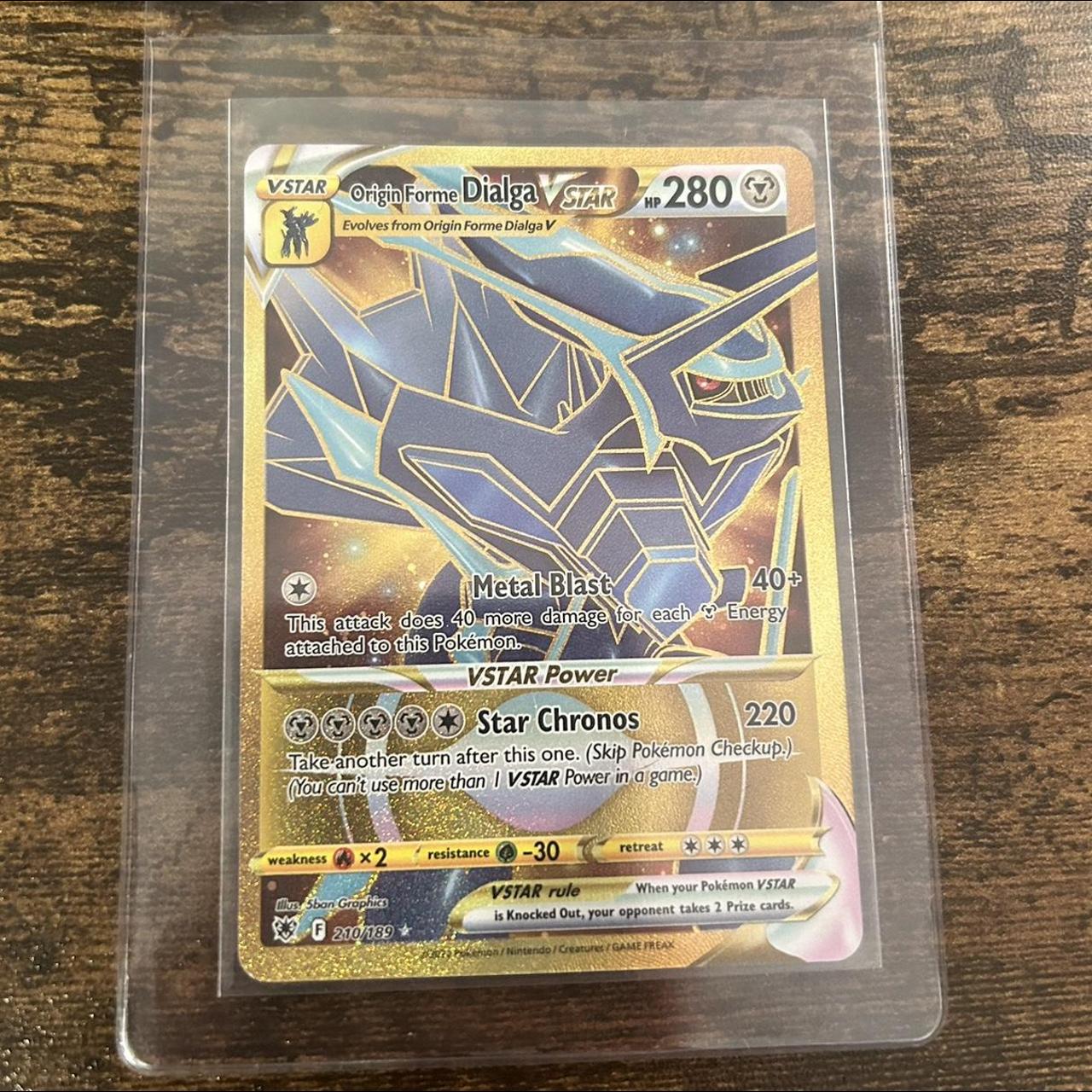 ORIGIN FORME DIALGA V STAR GOLD + RANDOM V... - Depop