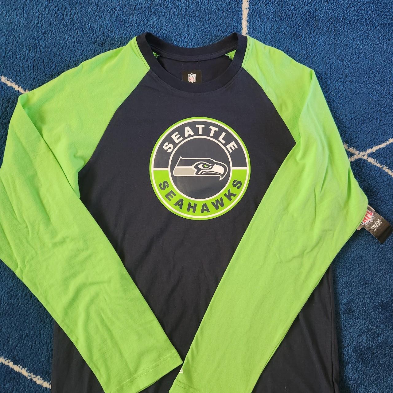 Seahawks green hotsell long sleeve shirt