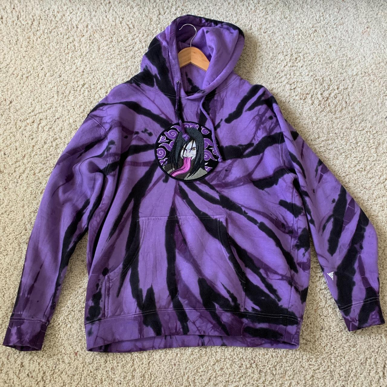 Orochimaru tye dye purple hoodie from hypland. Only