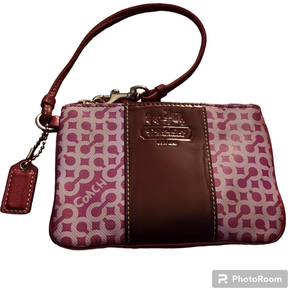 Pink 2025 coach wristlet