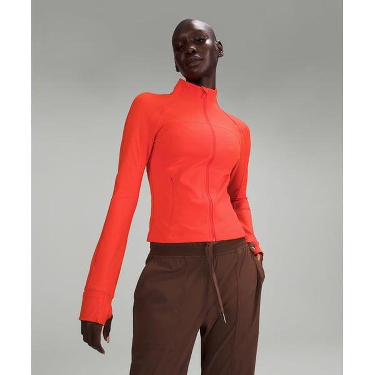 Deadstock Lululemon define cropped jacket in bright... Depop