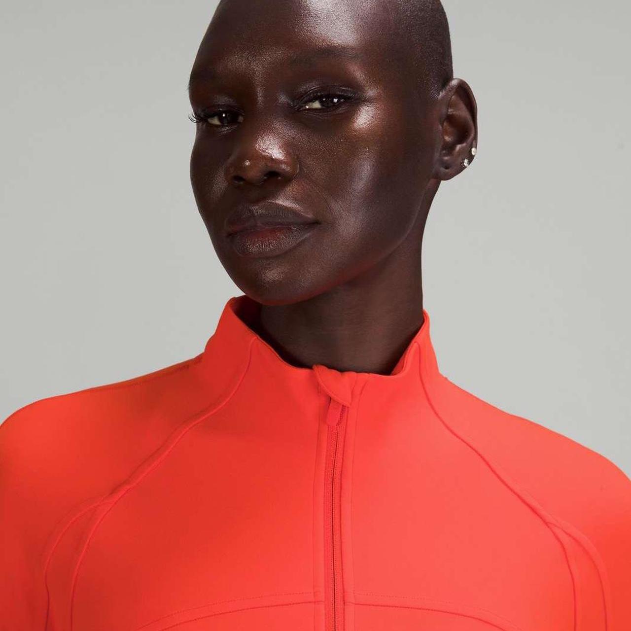 Deadstock Lululemon define cropped jacket in bright... Depop