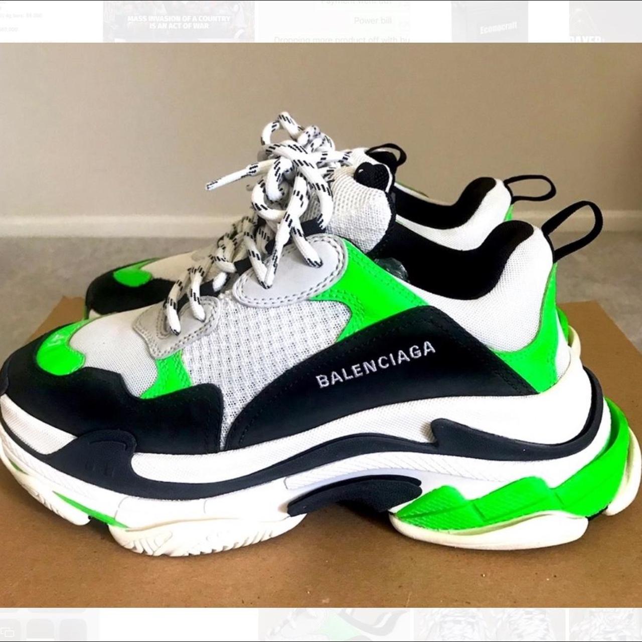 Black and neon balenciaga best sale