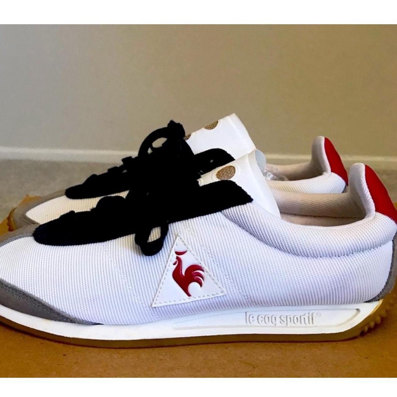 Le coq Sportif Vintage Runner Navy red white Depop