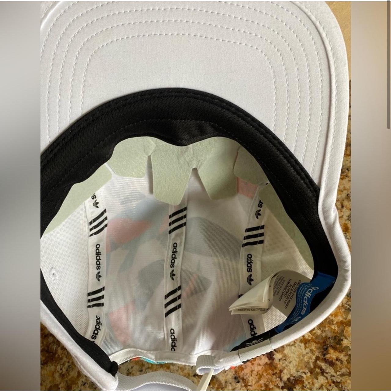 Adidas skateboarding 5 panel hat White blue | Depop