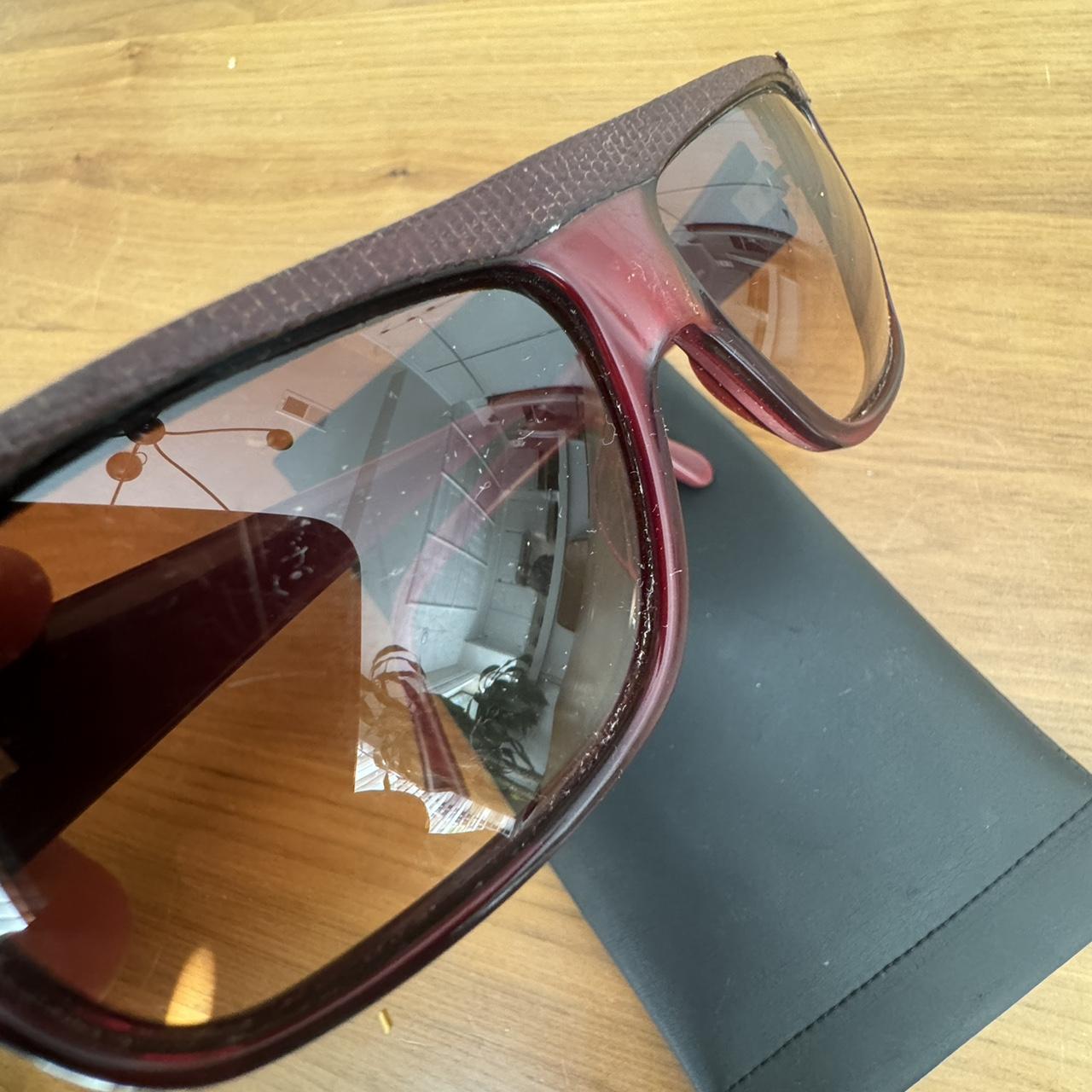 値下げ！ EMANUELLE KHANH PARIS 10640 Emmanuelle Khanh 10640 Square Certified Vintage Sunglasses