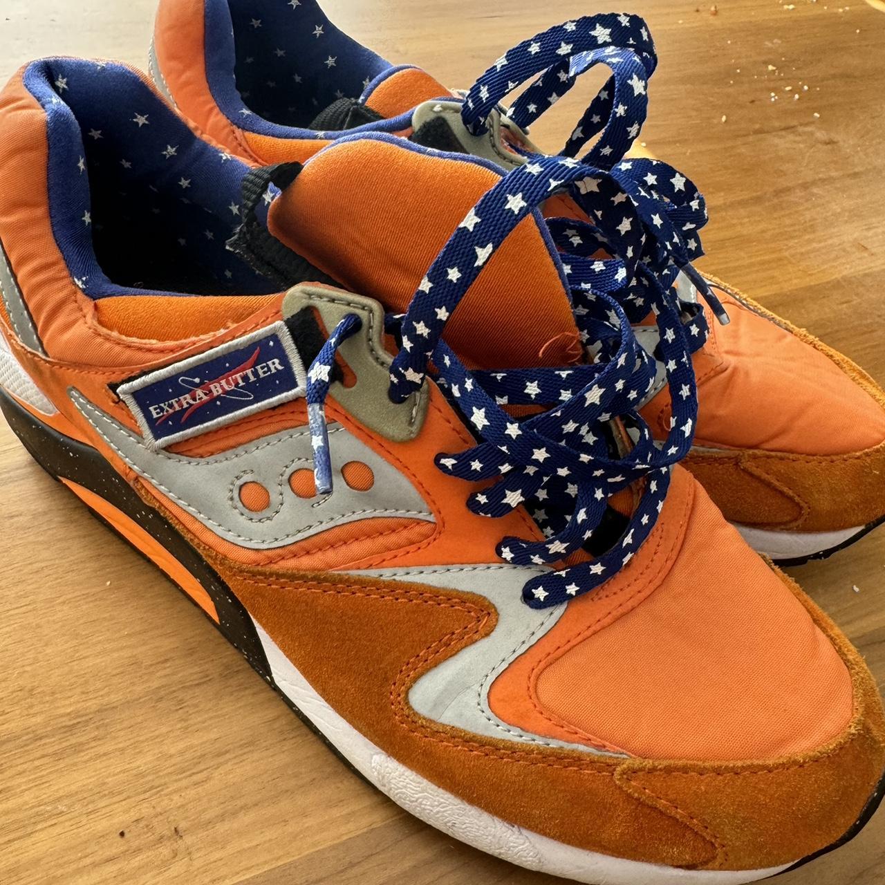 2014 EXTRA BUTTER X Saucony Grid 9000 Orange blue. Depop