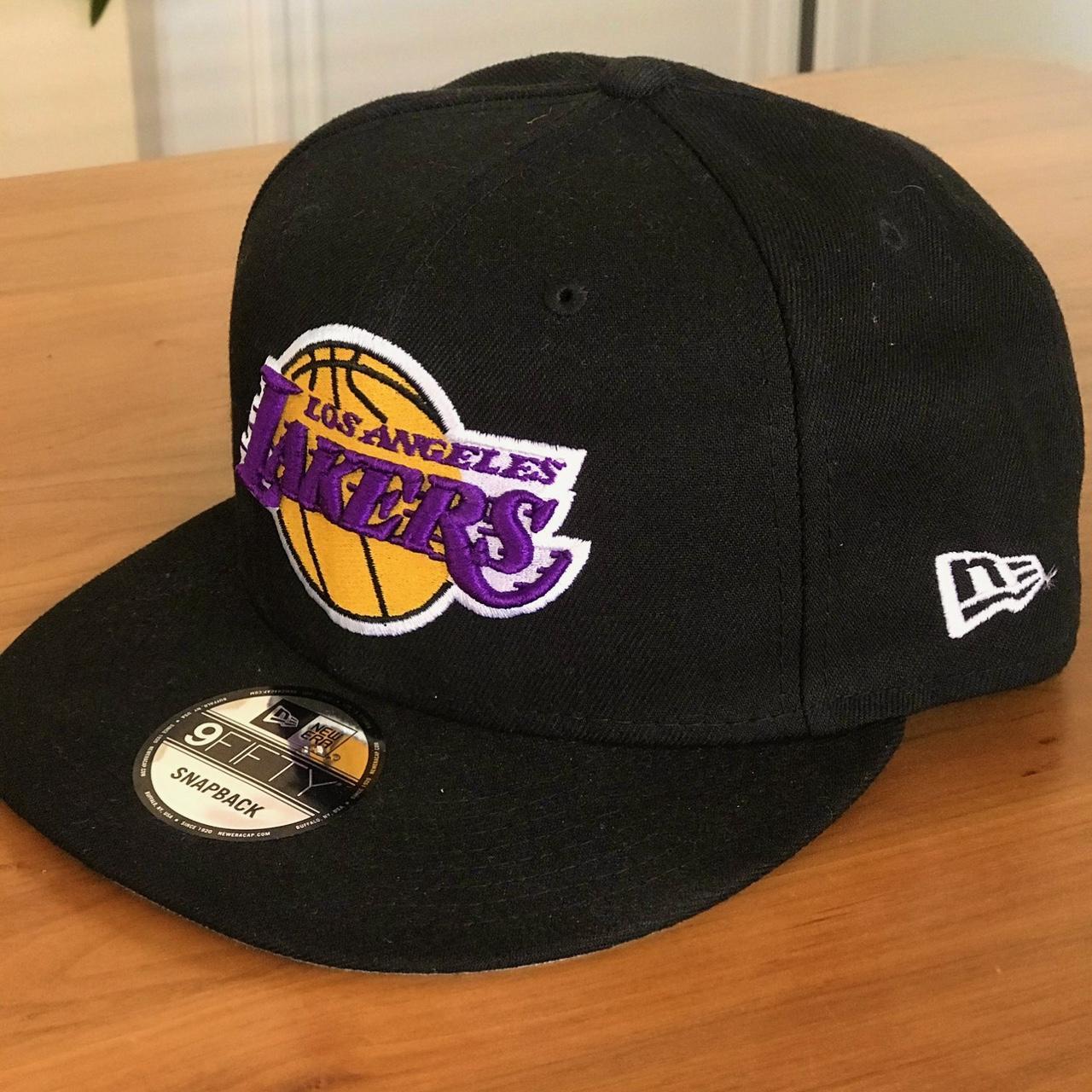 New Era Los Angeles Lakers 9Fifty Basic Black The | Depop