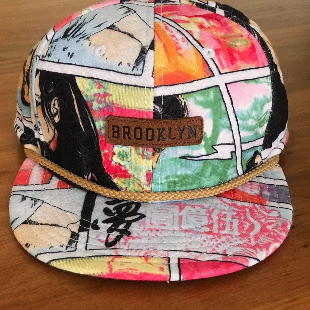 Brooklyn hat co. Heavyweight nylon polyester print