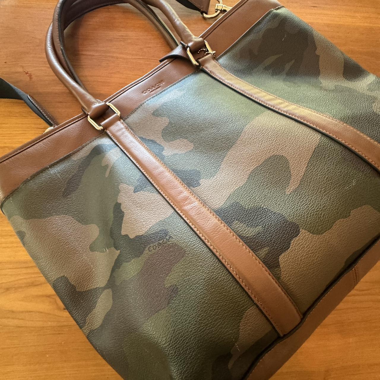 COACH CAMOUFLAGE FULL GRAIN LEATHER MENS FULL SIZE | Depop
