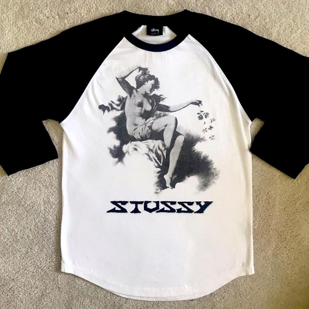 VINTAGE 90s STUSSY DESIGN PULLOVER LIGHT WEIGHT | Depop