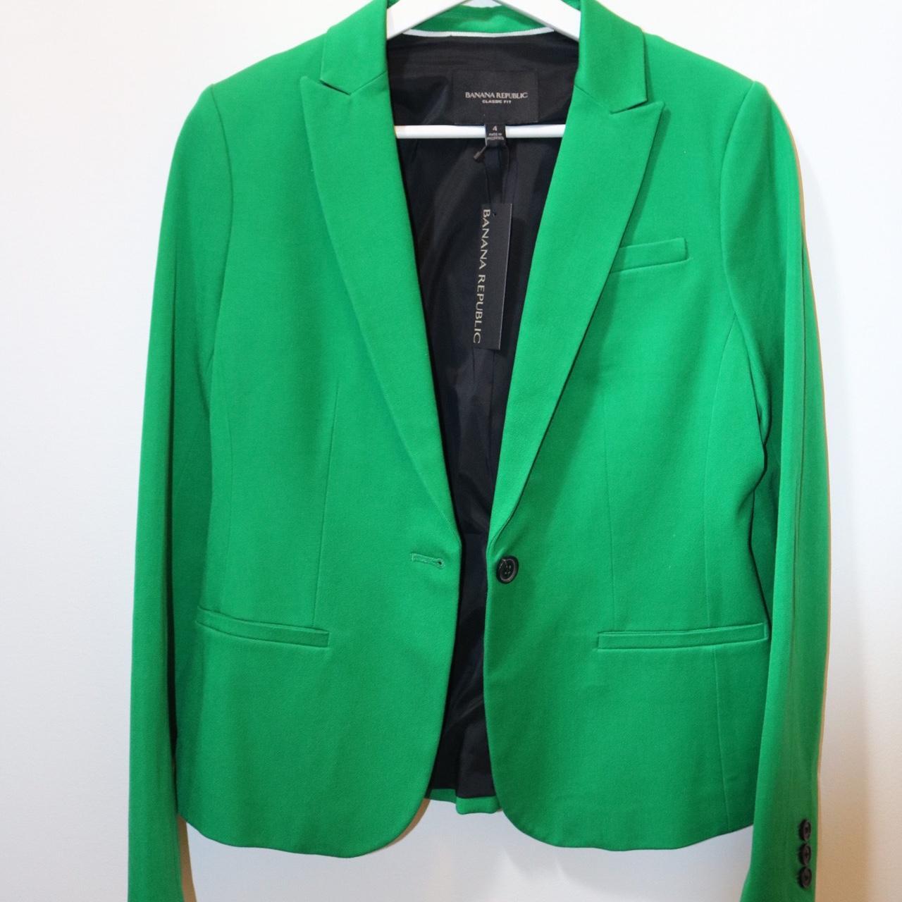 Zara Kelly Green Sport Coat 21 Kelly Green Relaxed Fit Blazer