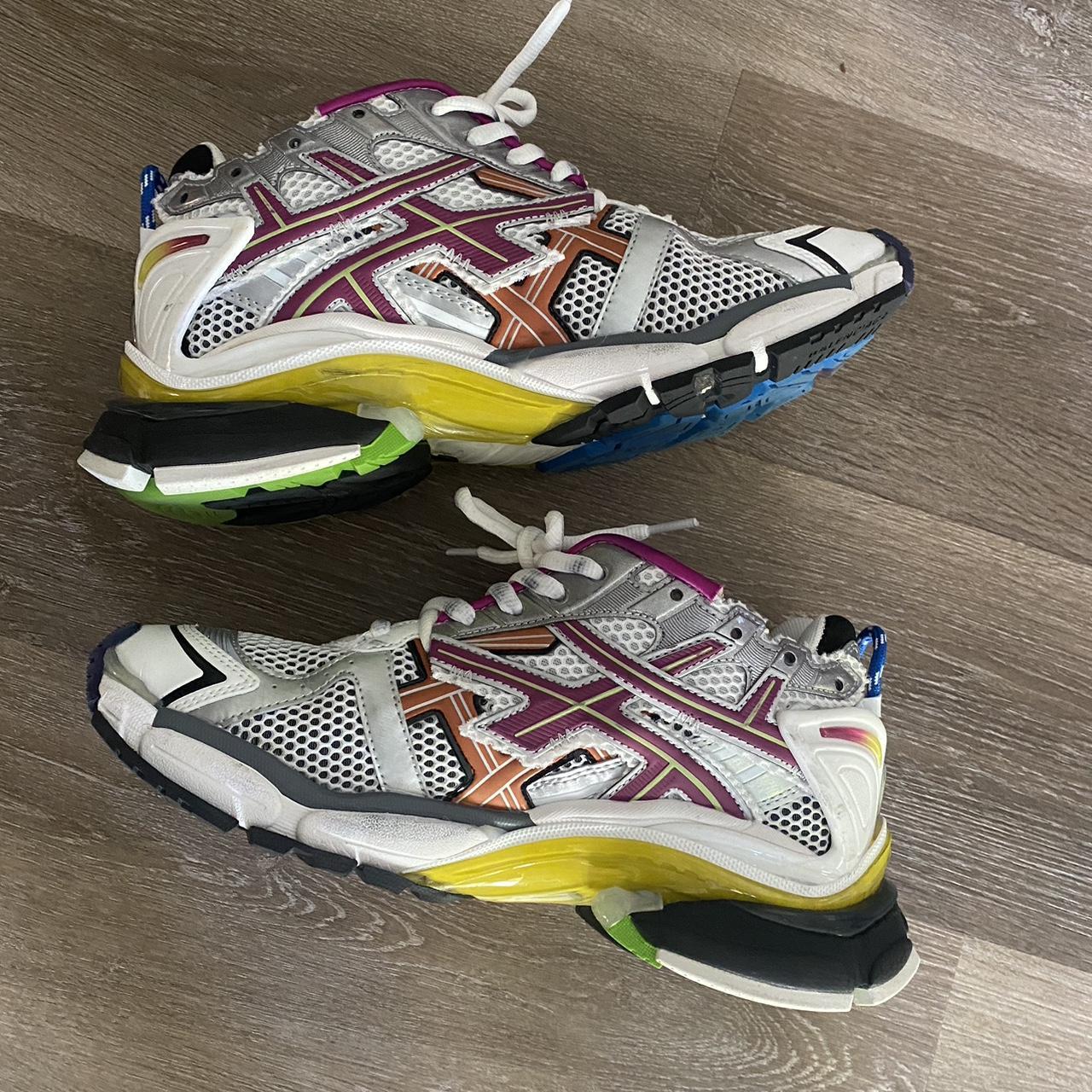 Balenciaga Rainbow Runners Lightly Worn Size 10 Depop