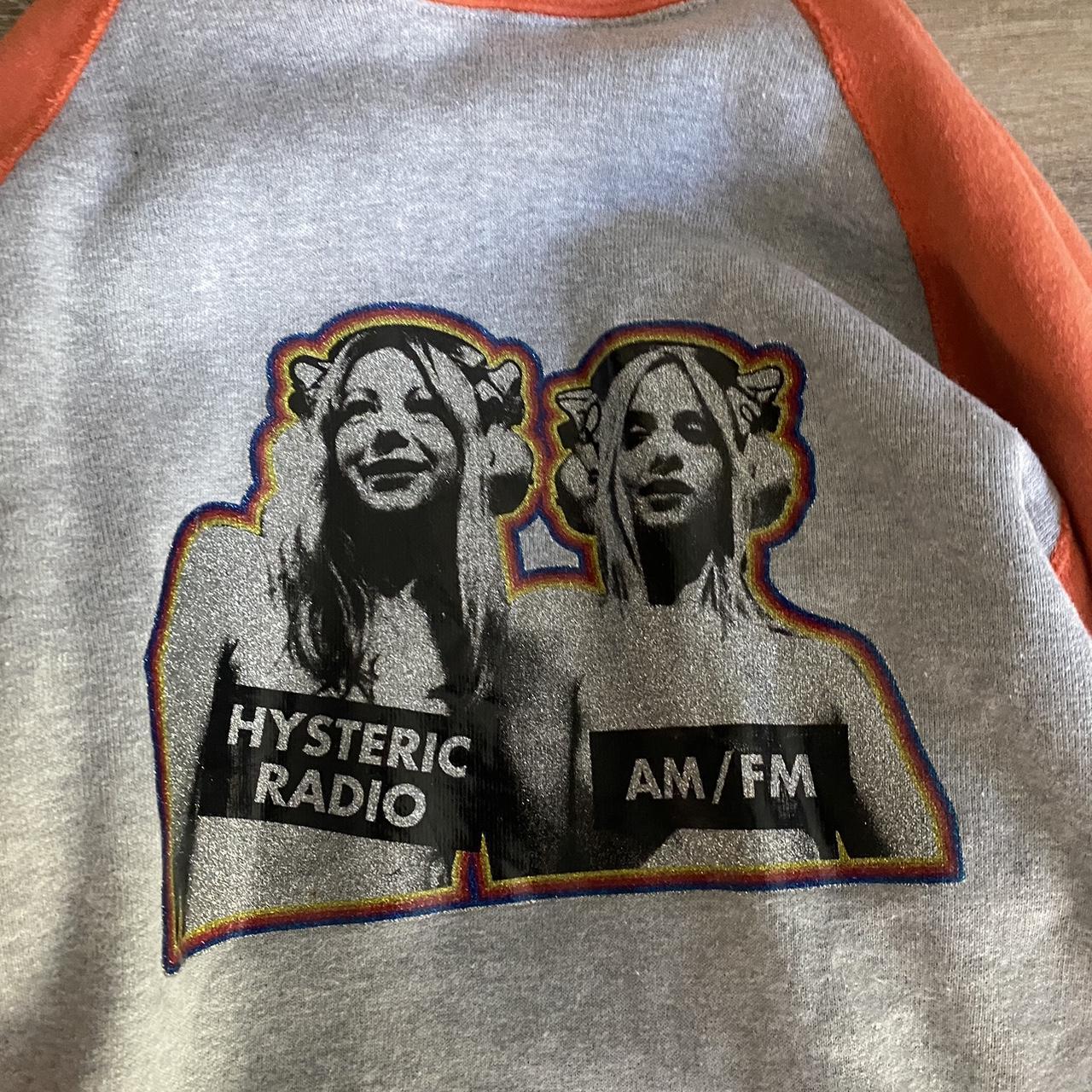 Hysteric Glamour Radio Crew Hoodie, Lightly Worn