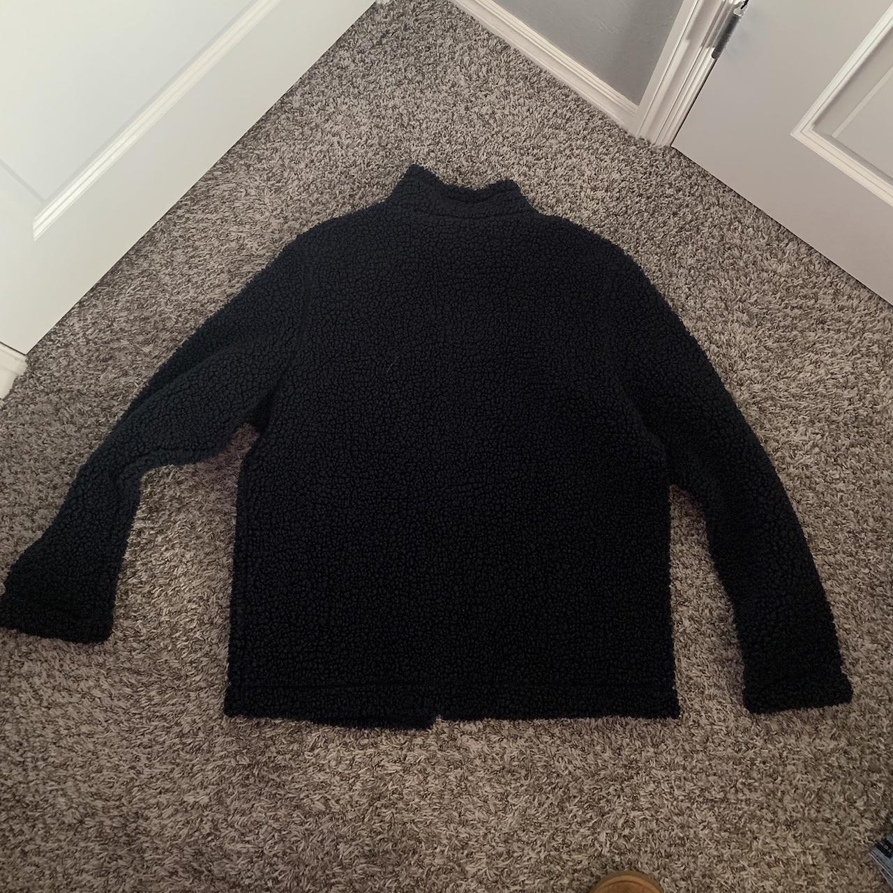 Large Navy Blue fleece zip up, has been worn few... Depop