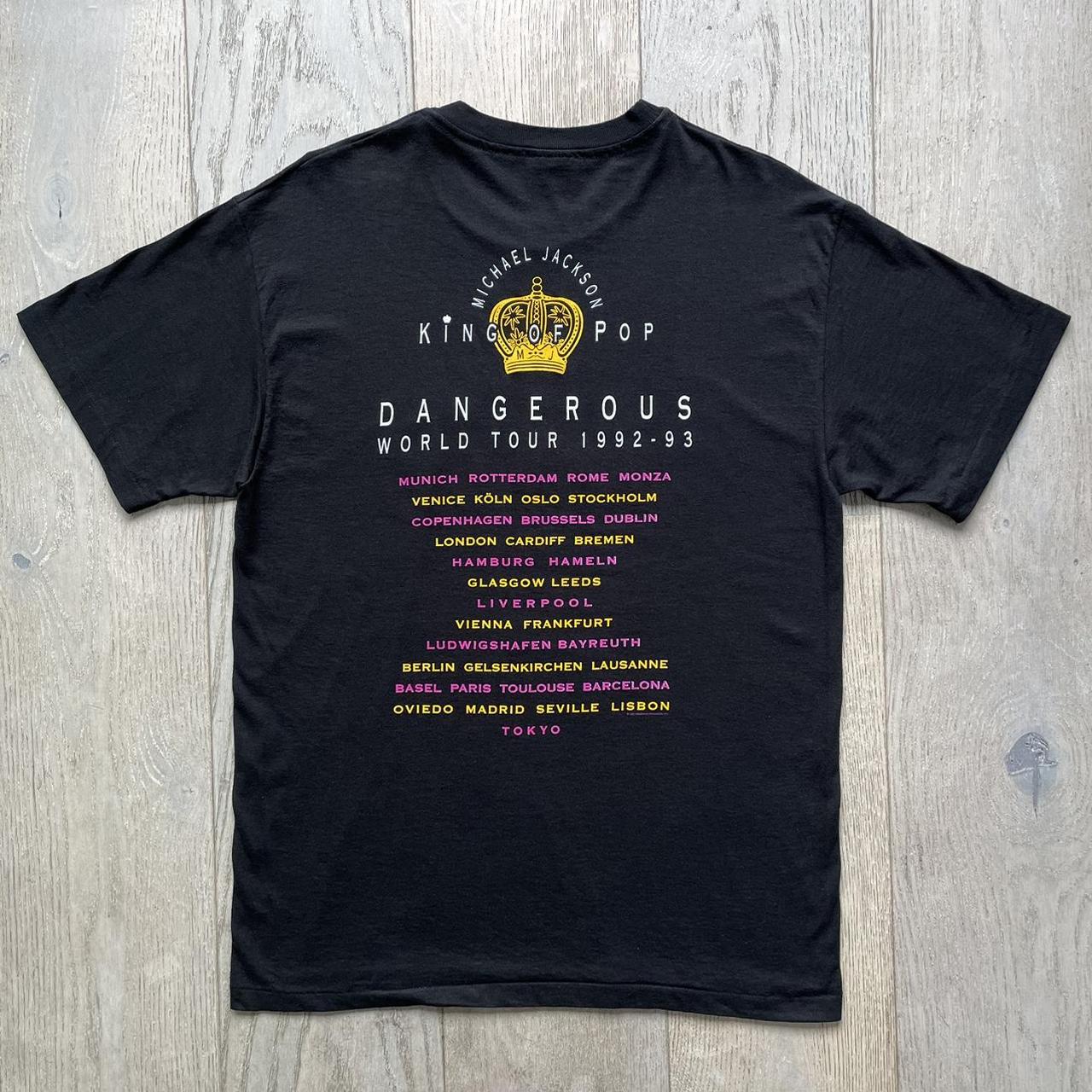 超素敵♥掘り出し物♥️Tシャツ♥マイケルジャクソン❌即購入禁止 マイケルジャクソン dangerous world tour Tシャツ 価格