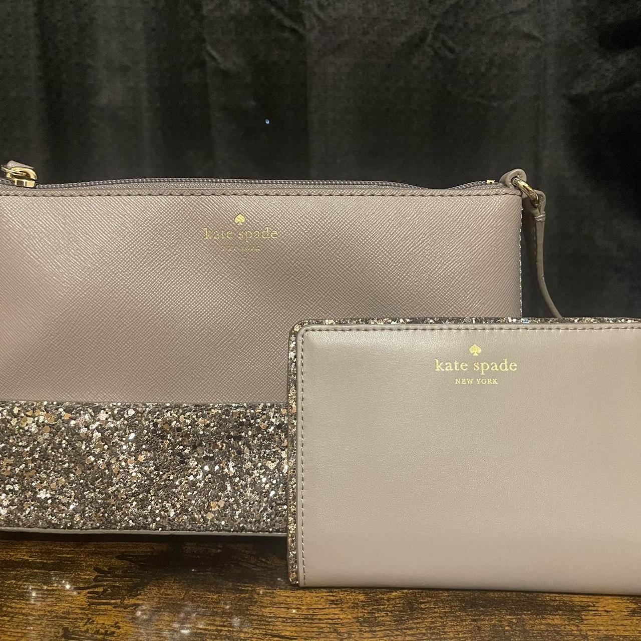 Kate Spade Crossbody - Grey with Silver Harware buy