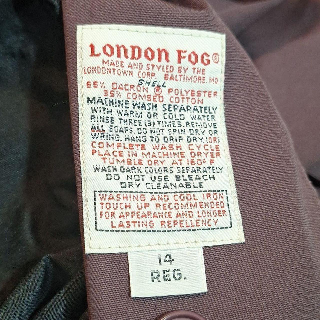 London Fog Women's Trench - Purple - 14 – VTG Lon… - image 4