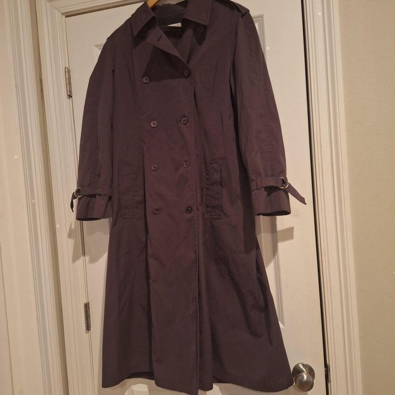 London Fog Women's Trench - Purple - 14 – VTG Lon… - image 5