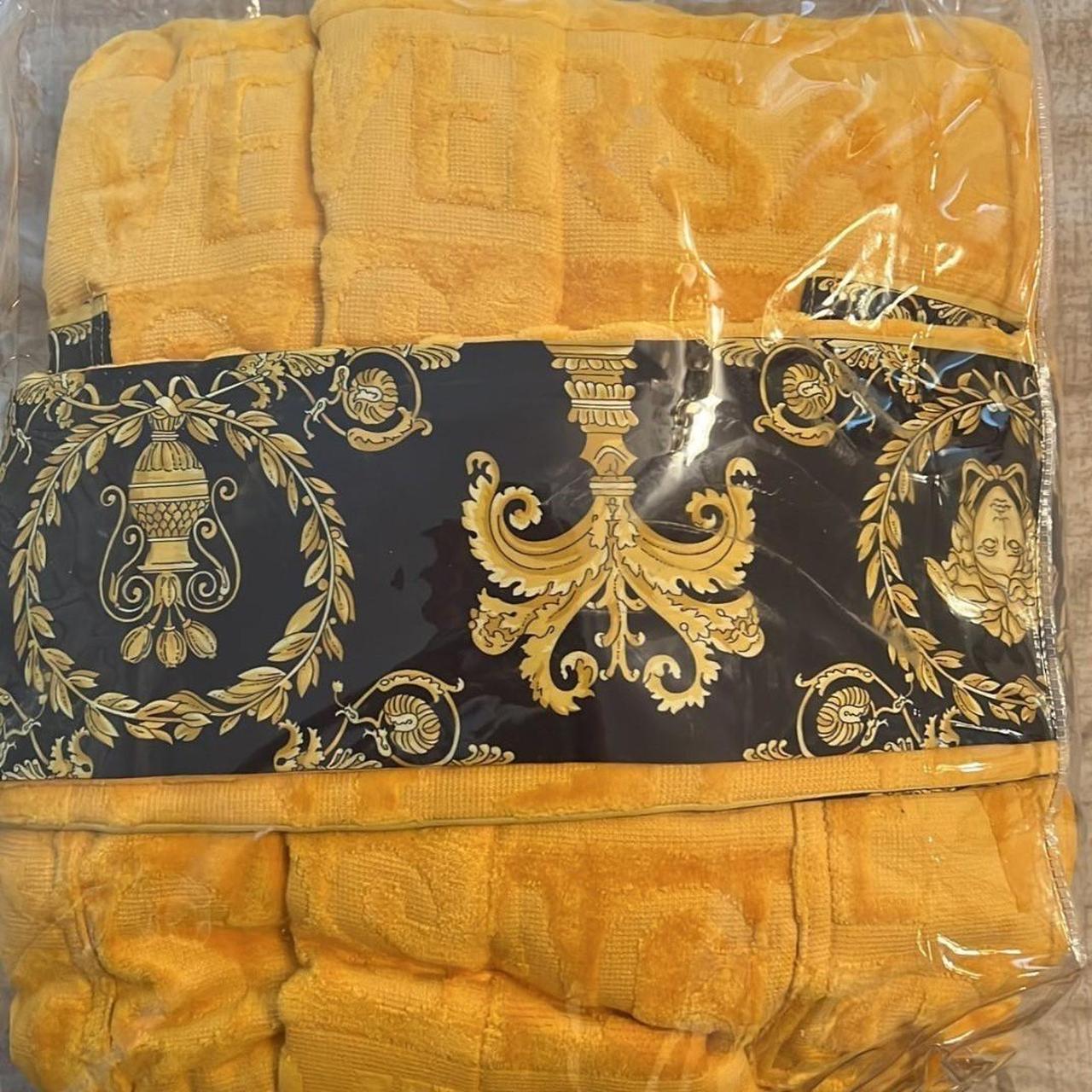 Gold Versace Robe Brand New Size Large 650... Depop