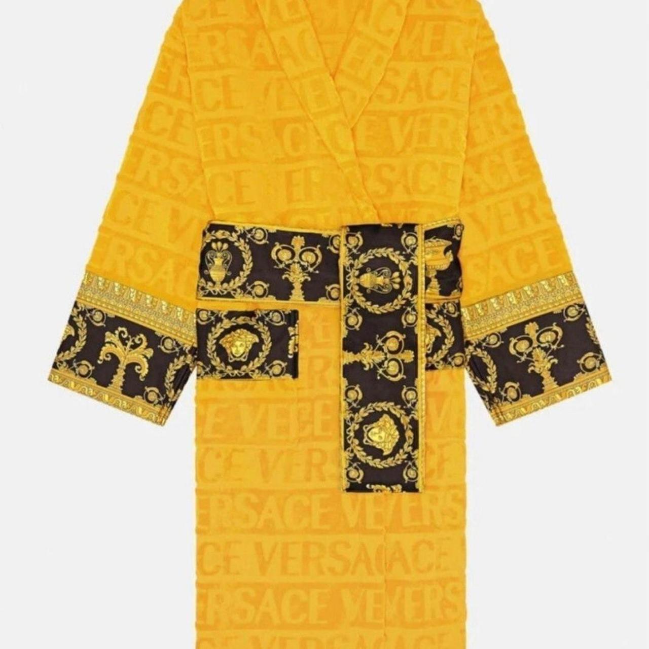 Gold Versace Robe Brand New Size Large 650... Depop