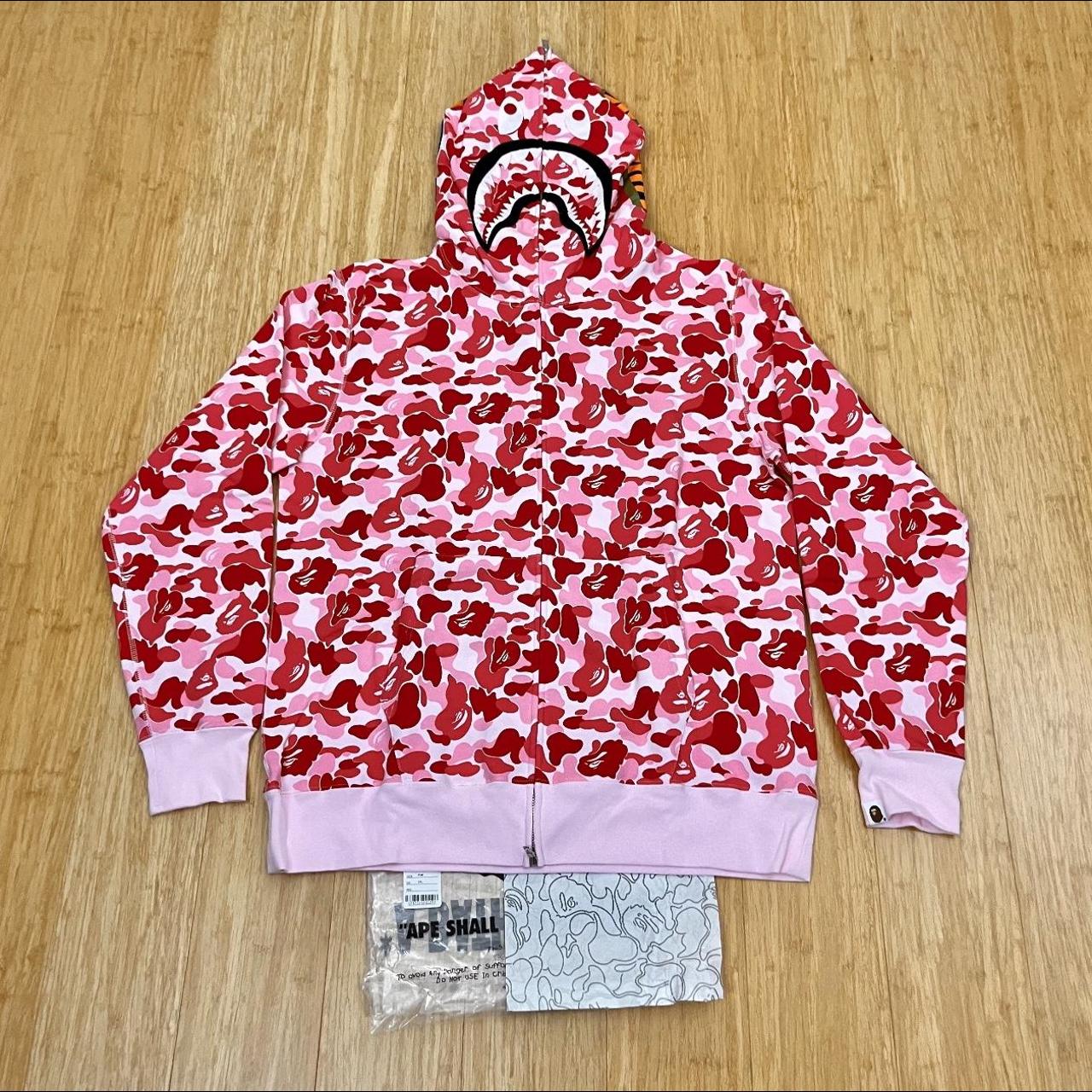 Pink camo bape discount jacket