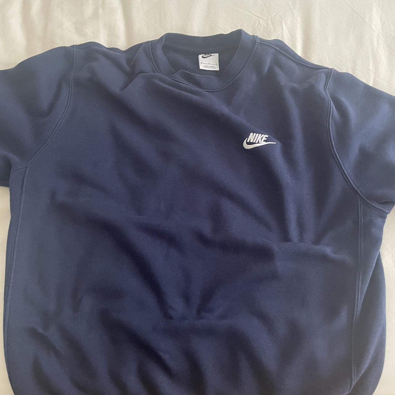 mens blue nike jumper