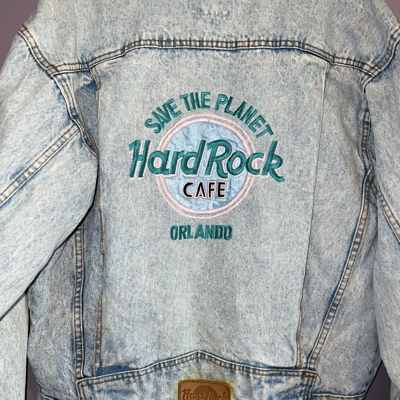 Vintage Hard Rock Cafe Save The Planet Orlando Size... - Depop