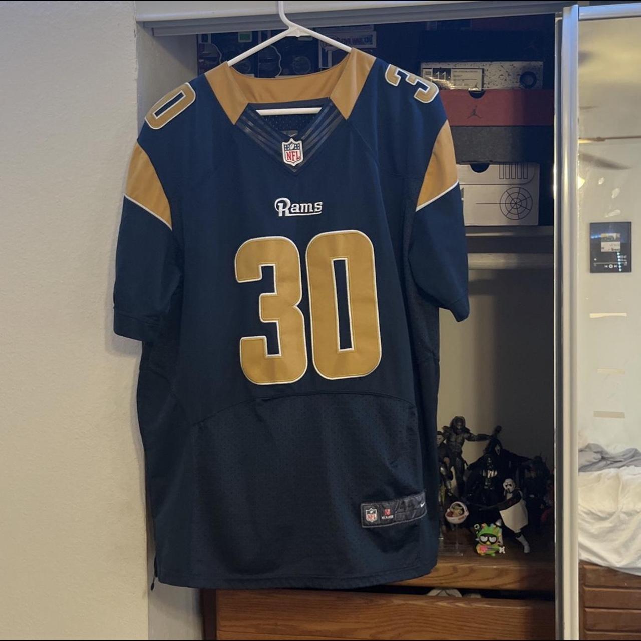 Nike todd best sale gurley jersey