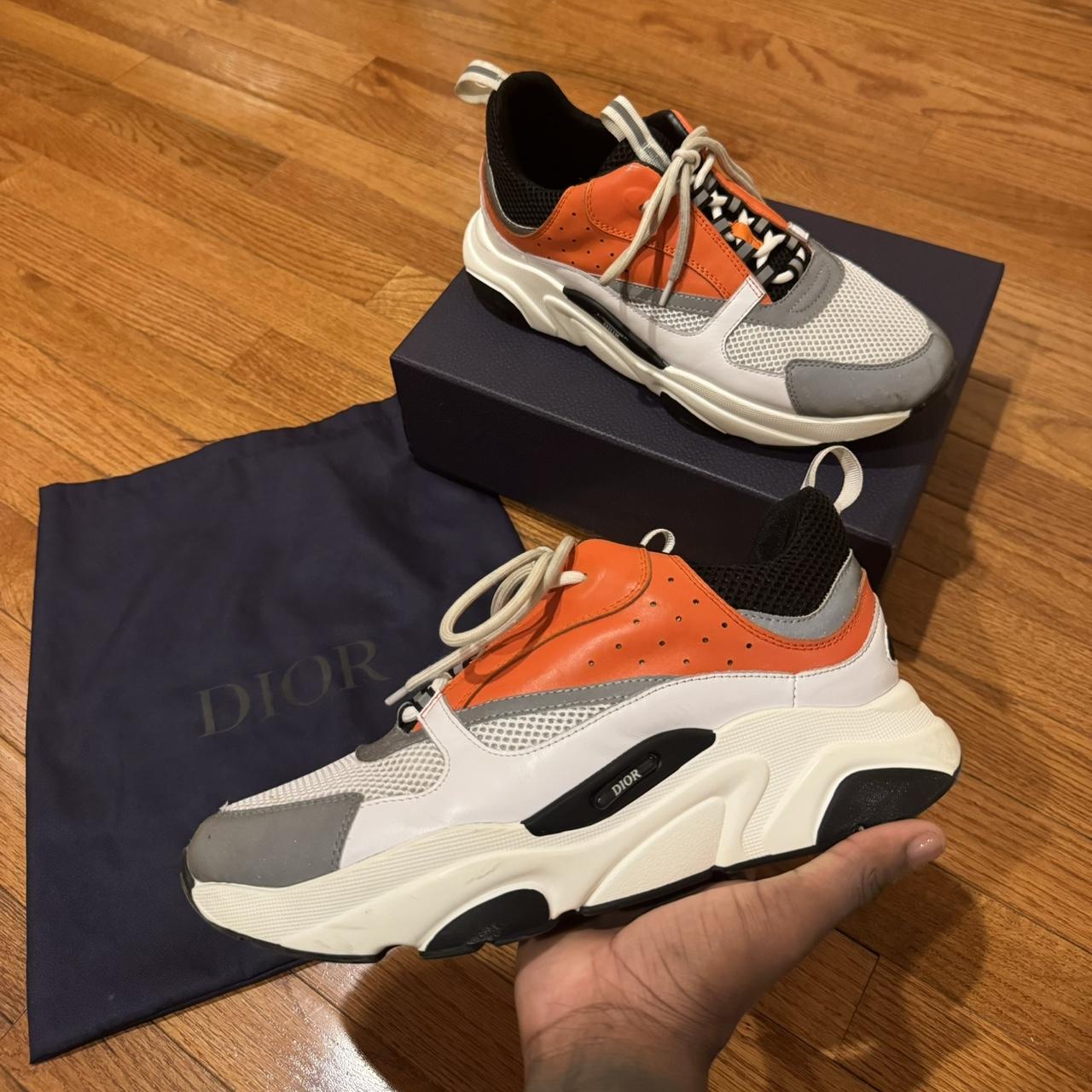 footwear dior b22 orange white