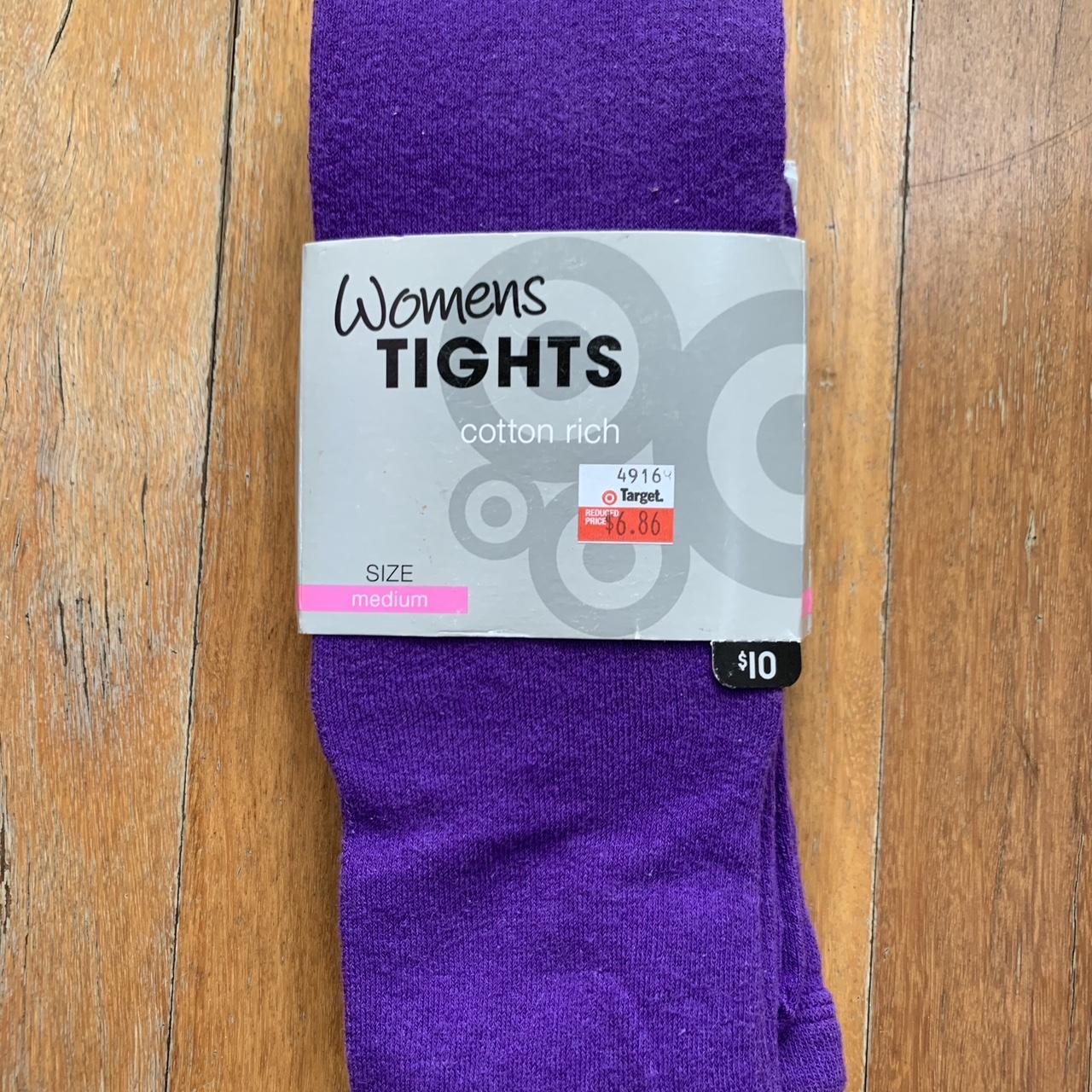 Target thick purple tights Item is new unworn and. Depop