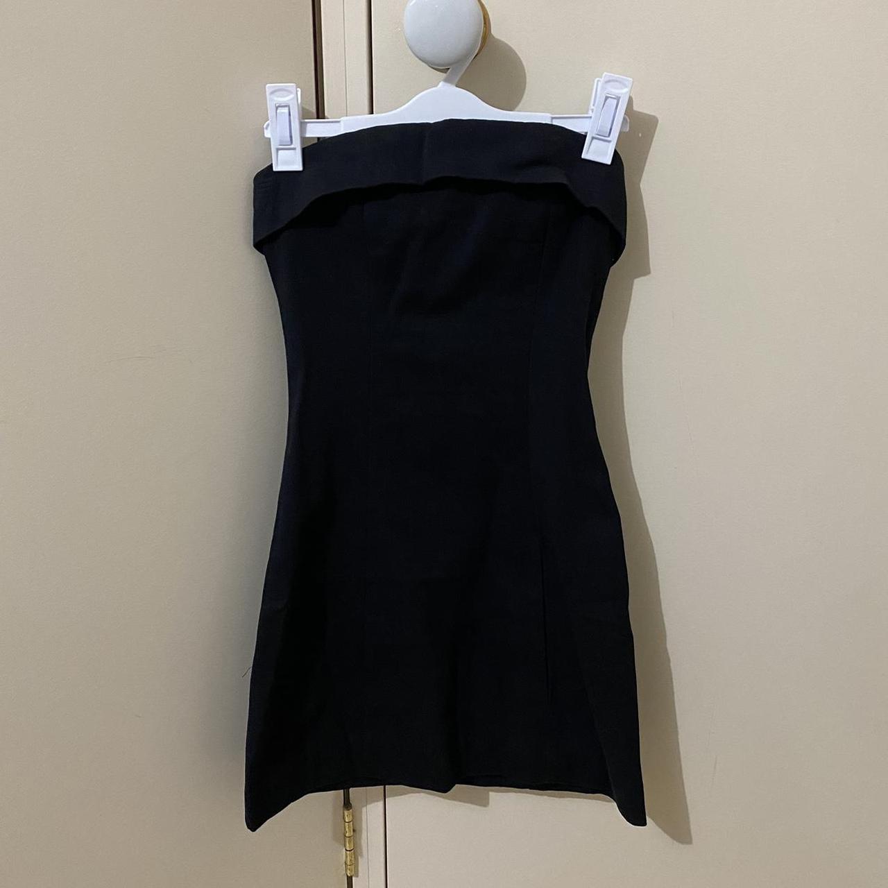 Dazie Pearler Black Strapless mini Dress Unworn - Depop