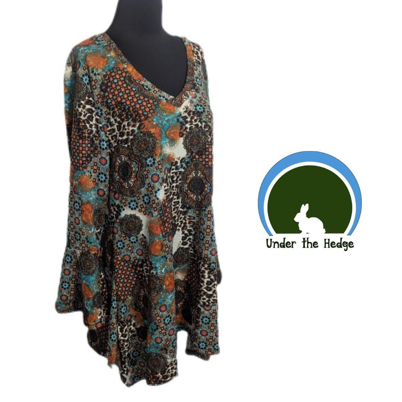 Women's Top - Multi - L – WIN WIN Multi Pattern L… - image 1